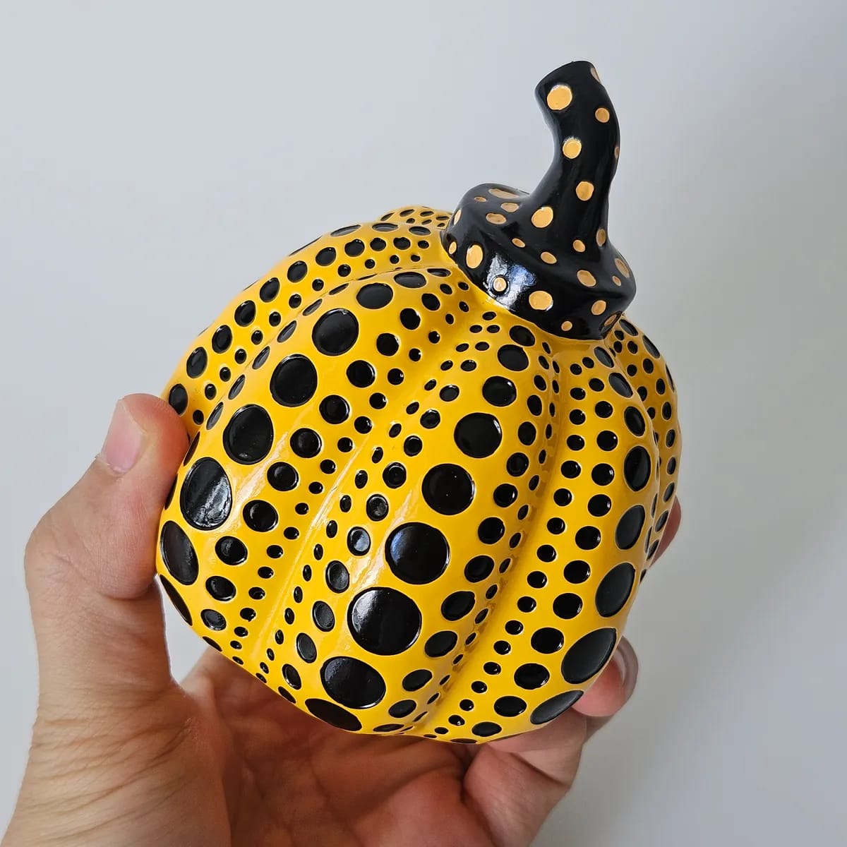 Yayoi Kusama Yellow Pumpkin Decoration