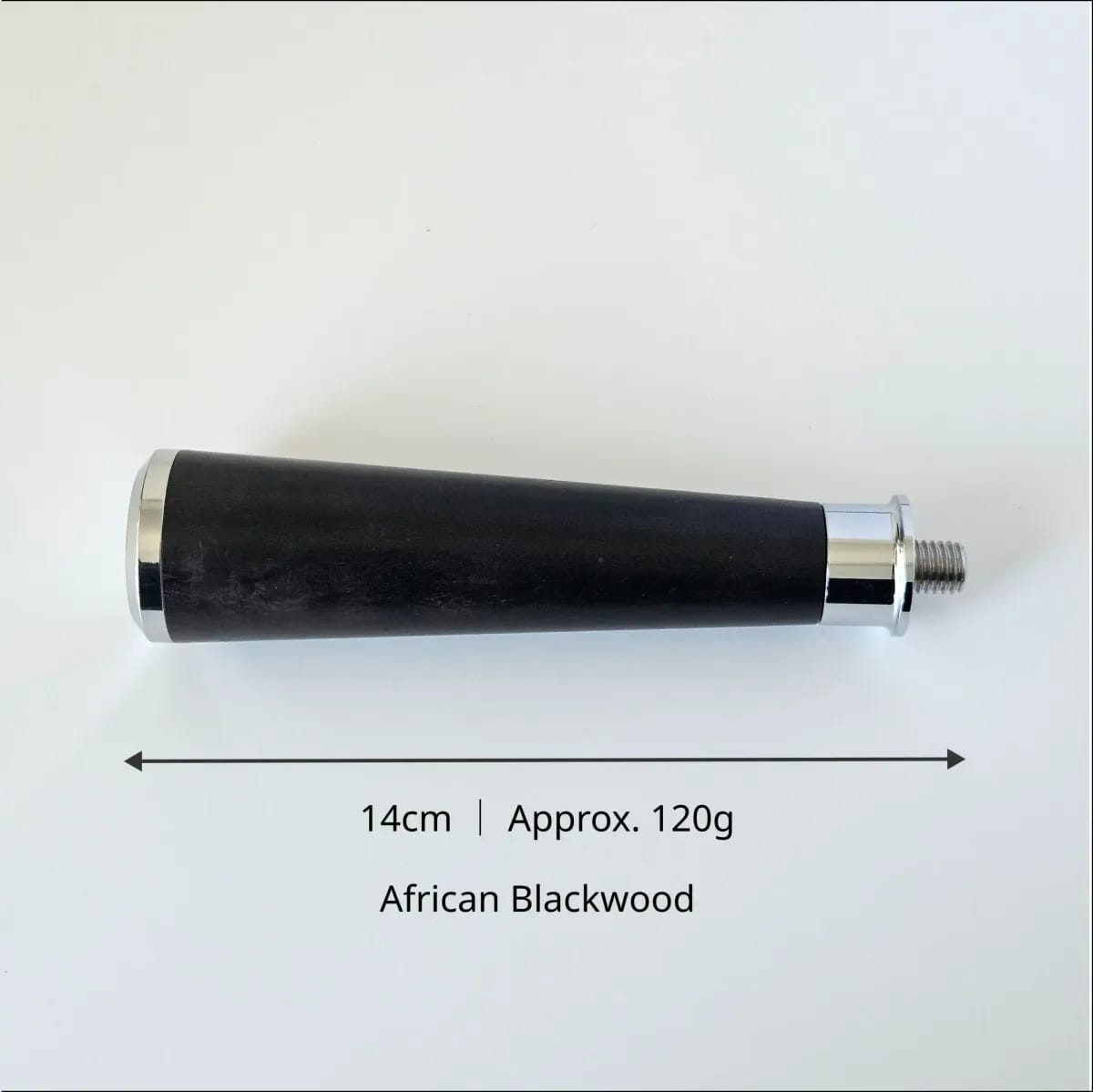 African Blackwood Portafilter Handle - M10 Thread