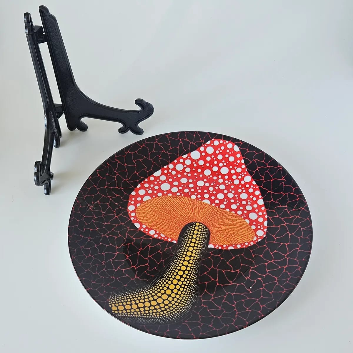 Yayoi Kusama Mushroom Plate