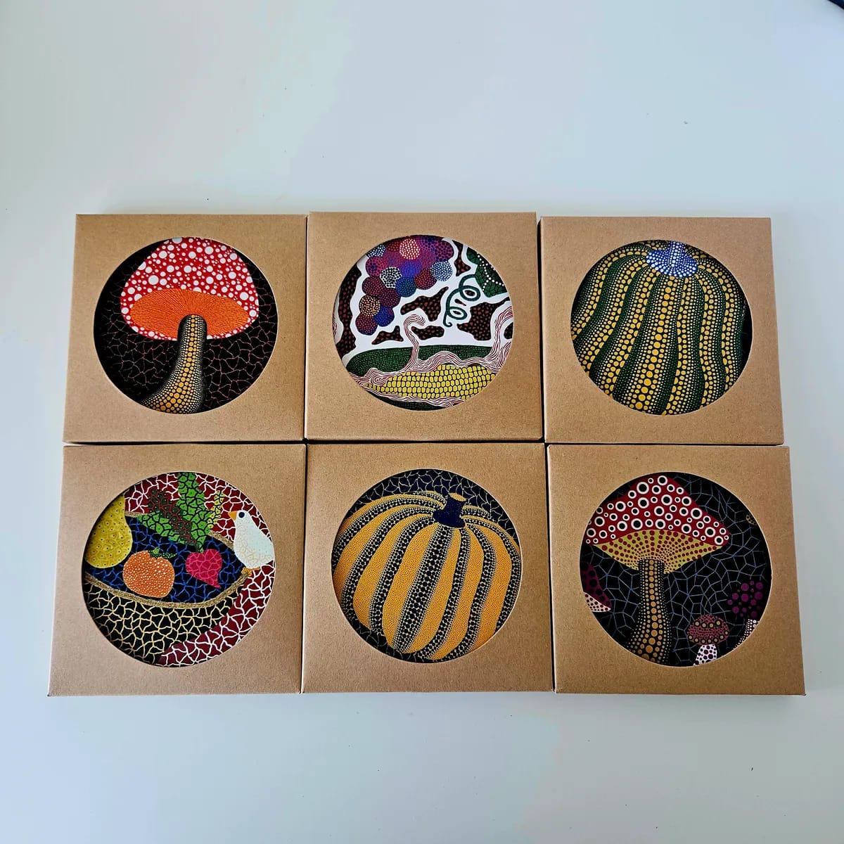 Yayoi Kusama Coaster Set of 6