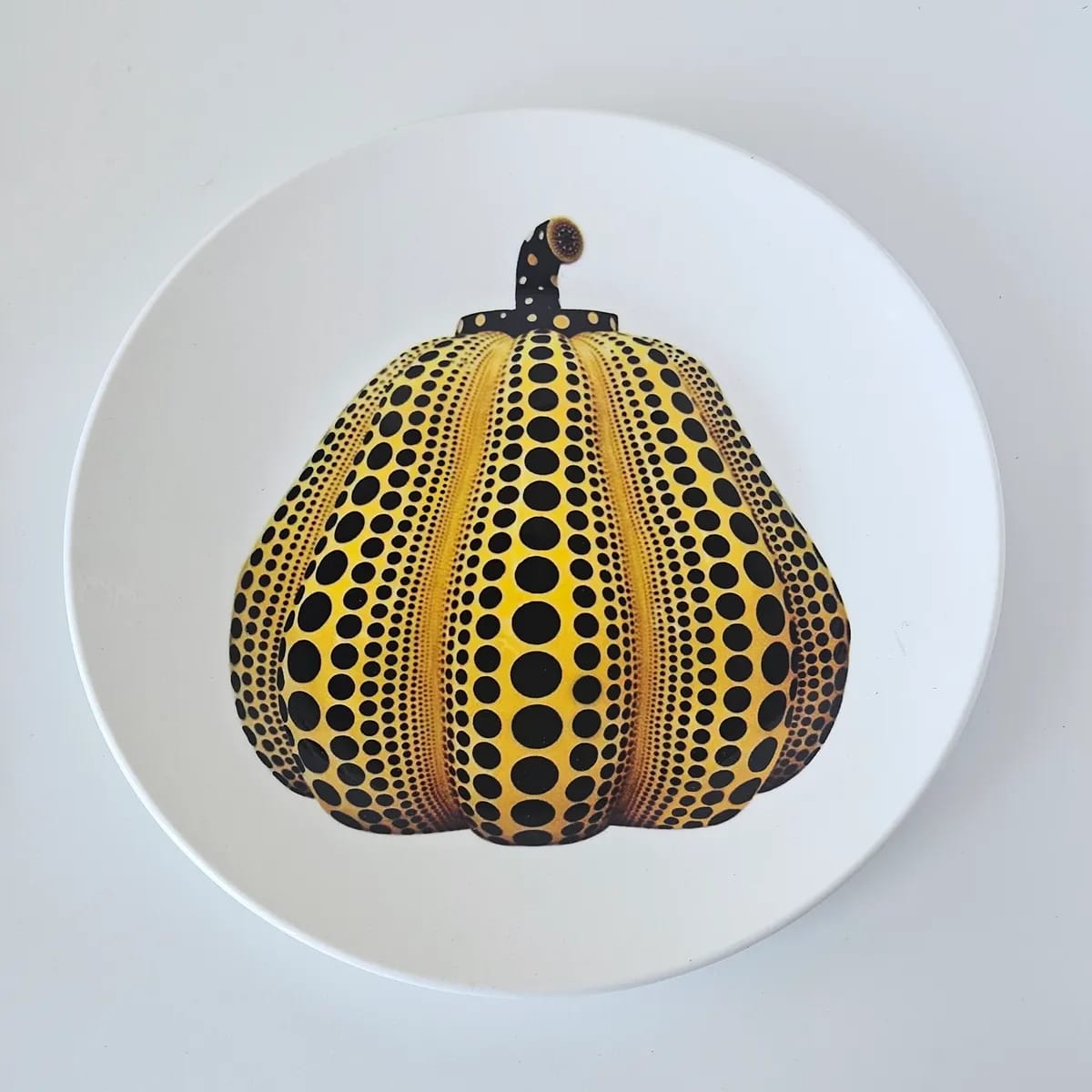Yayoi Kusama Pumpkin Plate