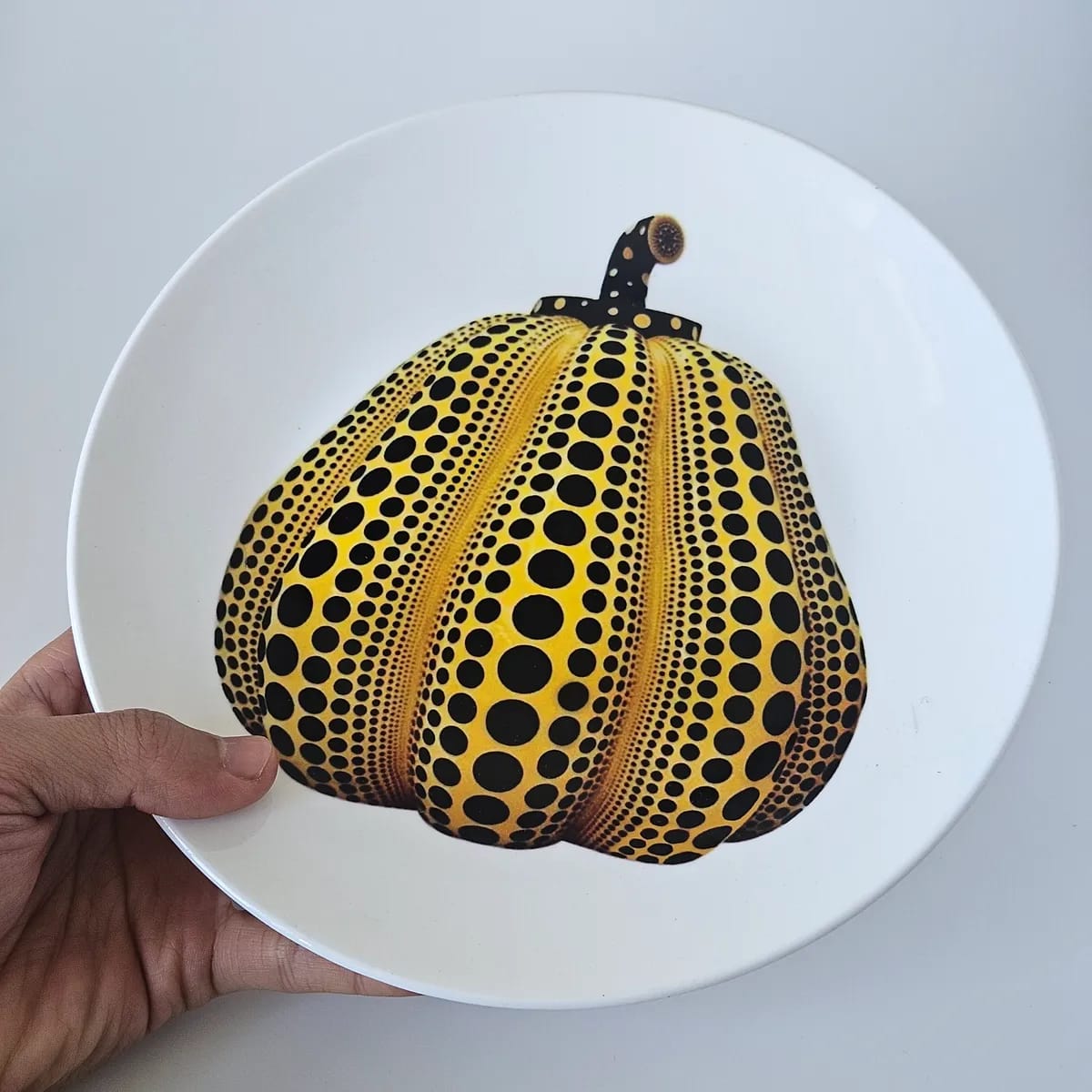 Yayoi Kusama Pumpkin Plate