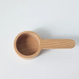 Wooden Coffee Scoop for Beans & Grounds | Minimalist Barista Measuring Spoon