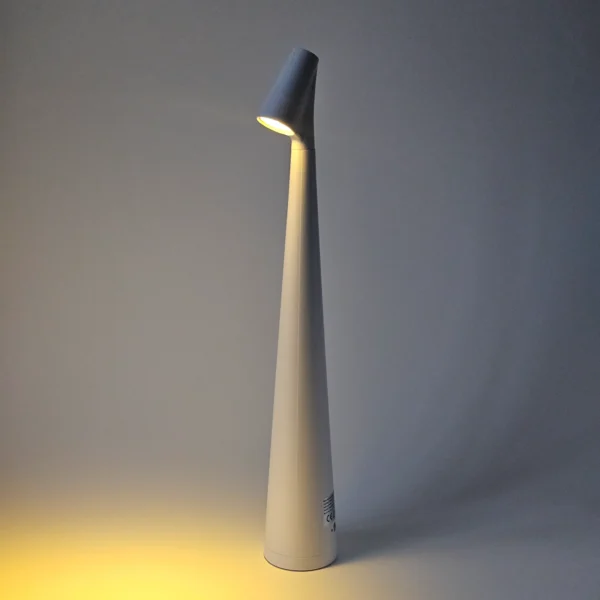Portable Desk Lamp with Touch Dimmer | Rechargeable Work Light for Home Office