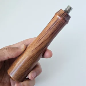 Rosewood Slim Curved Handle - M10 Thread