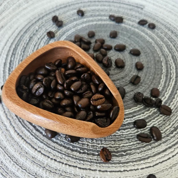Natural Wood Coffee Scoop Rest