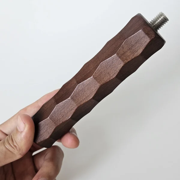 Dragon ridge handle m10 thread Walnut Dragon Ridge Portafilter Handle – M10 | TouchWoodGoods