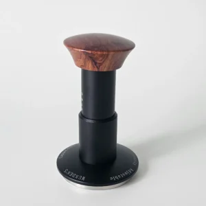 58mm spring espresso tamper with walnut handle