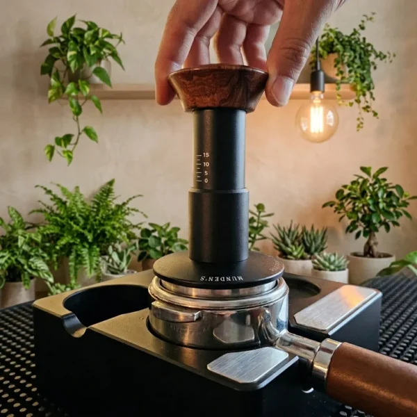 58mm walnut espresso tamper hero